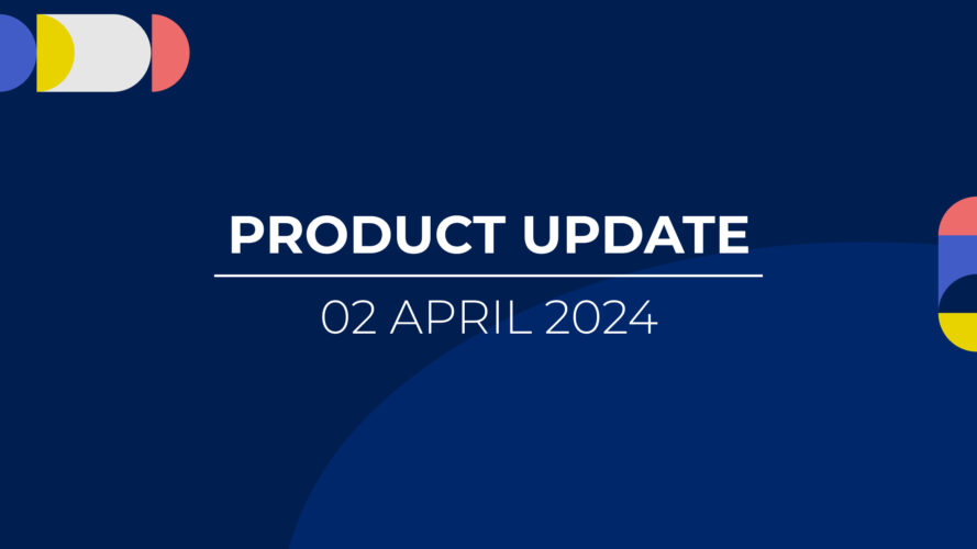 Product Update 2 april
