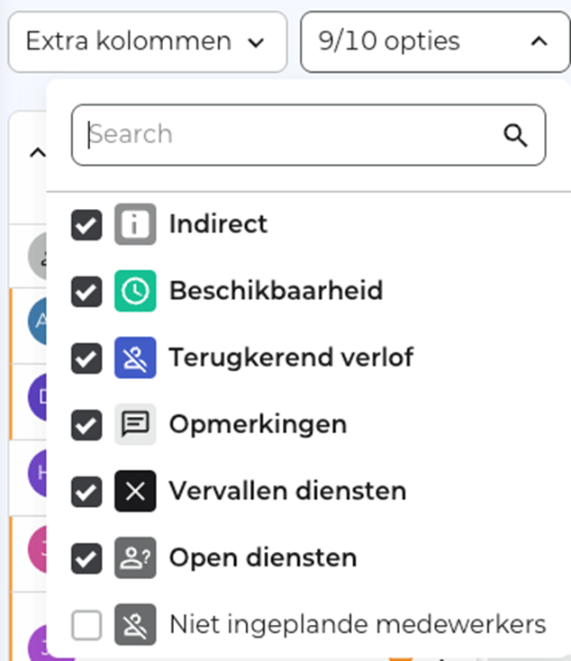R&R WFM Nieuw rooster