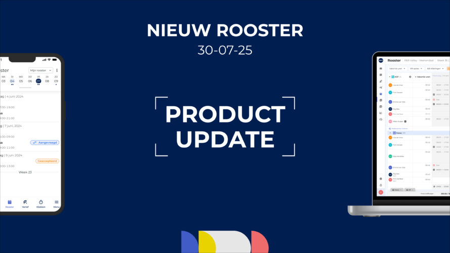 Product update - Nieuw Rooster